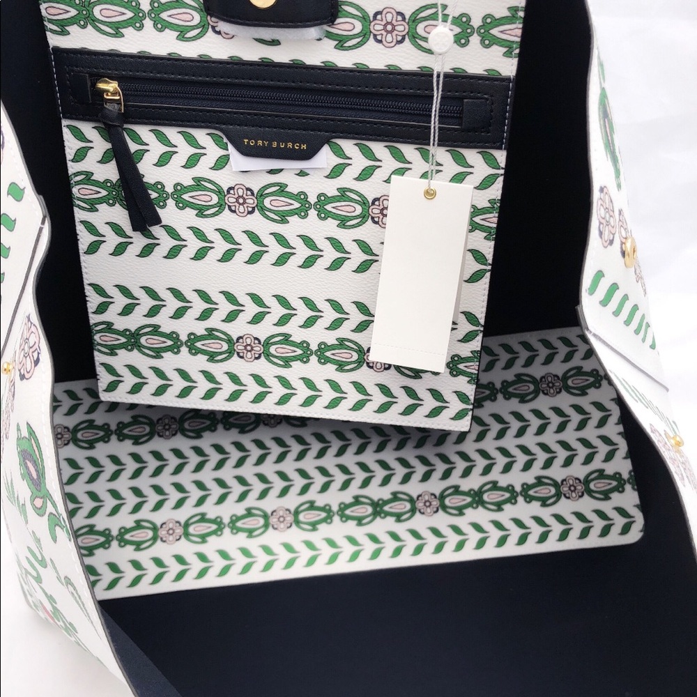 Gaby’sBags👜💕-NWT Tory Burch Large tote floral - Picture 8 of 8